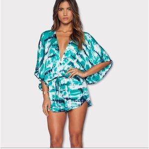 Young, Fabulous & Broke Romper Tie Dye Size Large